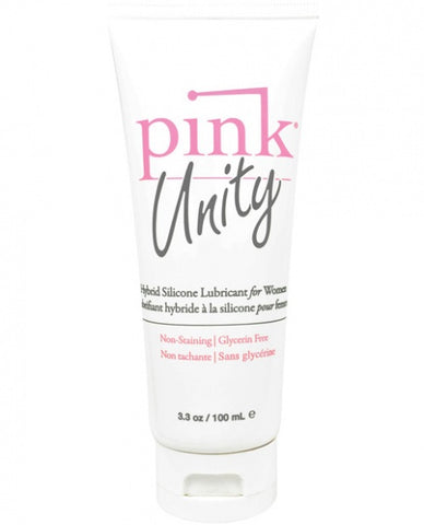 Pink Unity Hybrid Silicone Based Lubricant - 3.3 oz Tube