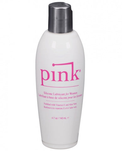 Pink Silicone Lube - 4.7 oz Flip Top Bottle