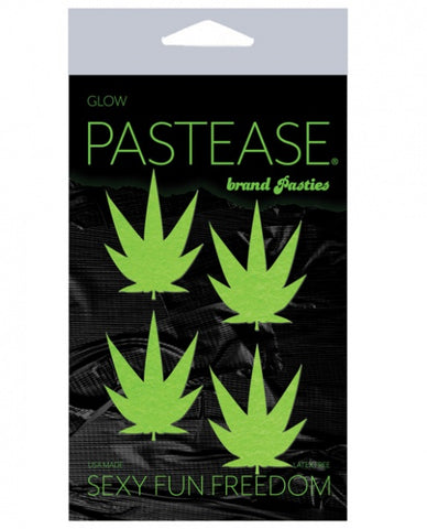 Pastease Petites Leaf - Glow in the Dark Green O/S Pack of 2