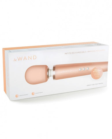 Le Wand Petite Rechargeable Vibrating Massager - Rose Gold