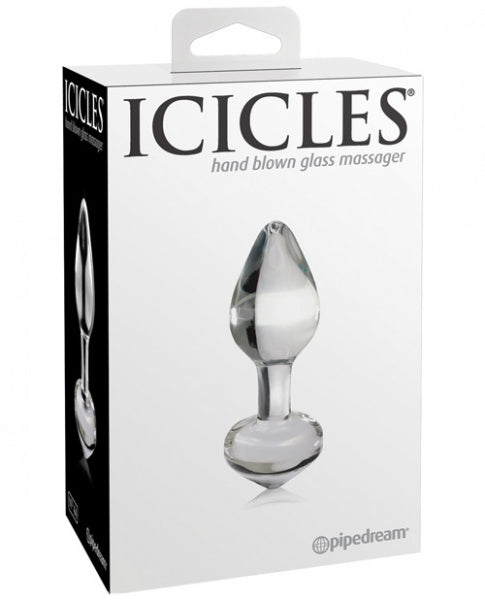 best vibrator toy Icicles No. 44 Hand Blown Glass Butt Plug