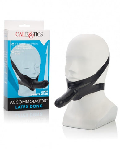 Accommodator Latex Dong - Black