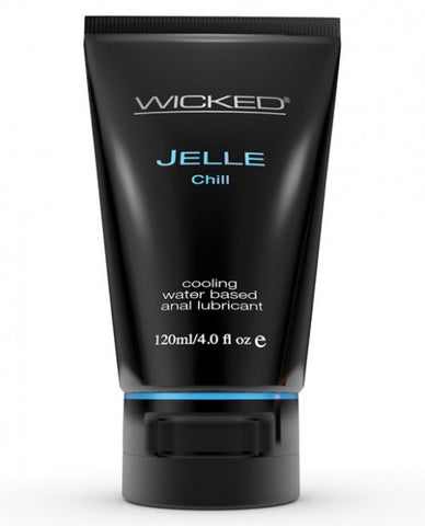 Wicked Sensual Care Jelle Cooling Waterbased Anal Gel Lubricant - 4 oz