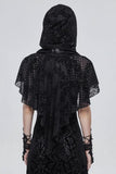 Lace Renaissance Cape - Black - One Size
