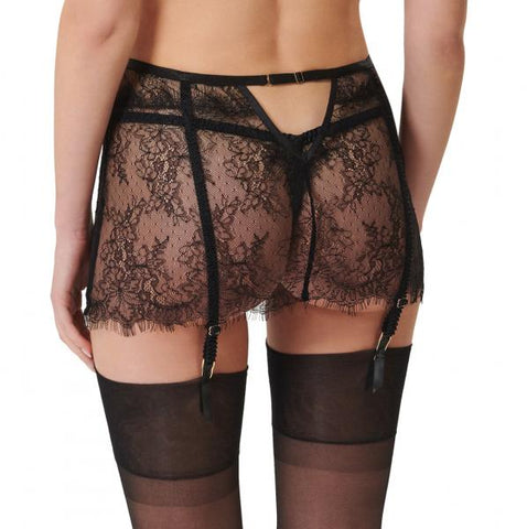 Camelia Skirt Garter Belt - Black - BB Store Camelia Skirt Garter Belt - Black - BB Store