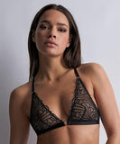 L’Indomptable Wireless Triangle Bra - After Dark -