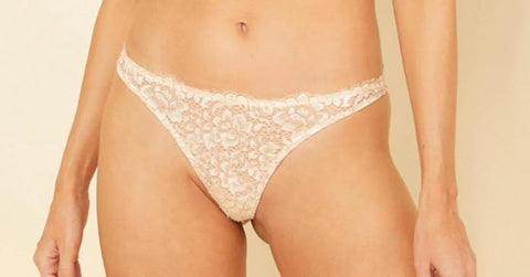 Pret A Porter Low Rise Thong - Moon Ivory/Mandorla -