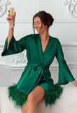 Swan Cover Up - Emerald -