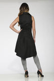 Gothic Waist Dress - Black -