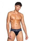 Playboy Mens Locker Room Classic Jock - Black -