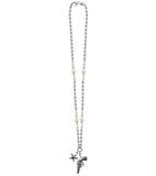 Star Gun Sweet & Petite Necklace - Cream Pearl Glass Beads