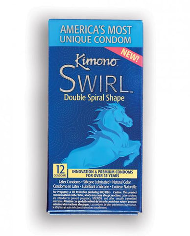 Kimono Swirl Condom - Pack of 12
