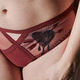 Heartbreaker Panty - Burgundy -