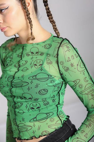 Scully Top - Green -