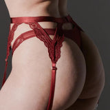 Kane Cutout Thong - Ruby -