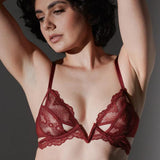 Kane V-Wire Bra - Ruby -