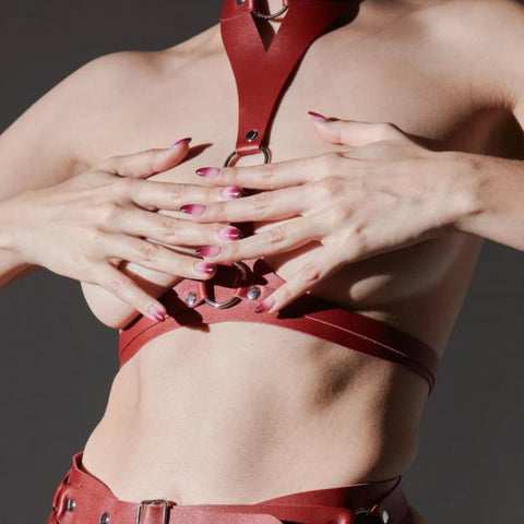 Heroine Harness Bra - Ruby -