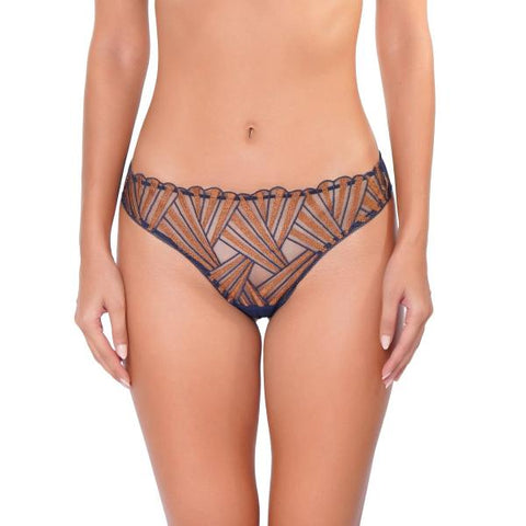 Etincelle Tanga - Navy Print -