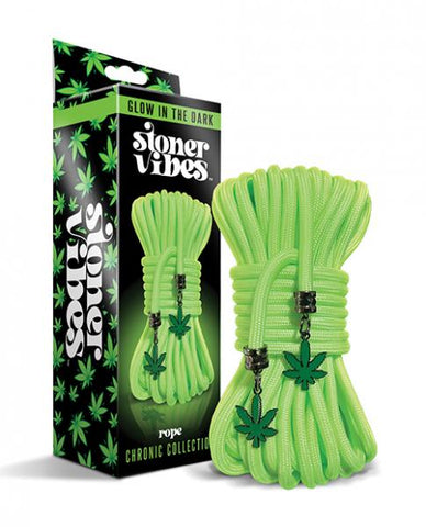 Stoner Vibes Glow in the Dark Rope - Green