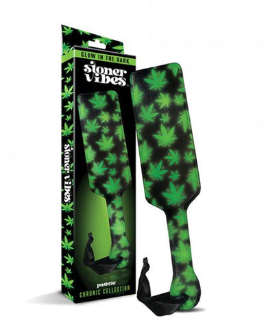 Stoner Vibes Glow in the Dark Paddle - Green