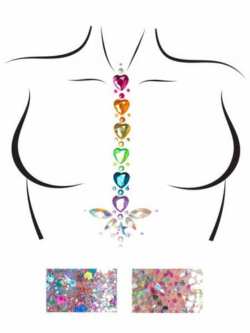 Adore Jewels Sticker and Body Glitter - Multicolor - One Size