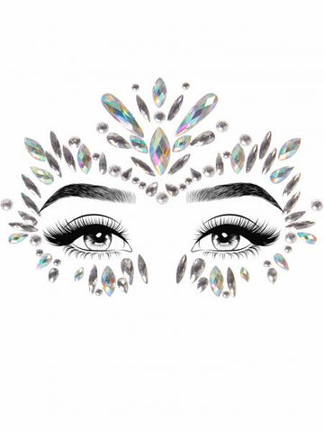 Iris Jewels Sticker - Clear - One Size