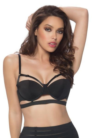 Black Bandage Bra - Small