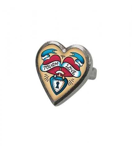 Medium Heart Tough Love Ring