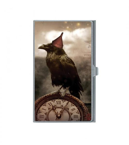 New Years Raven Card Case