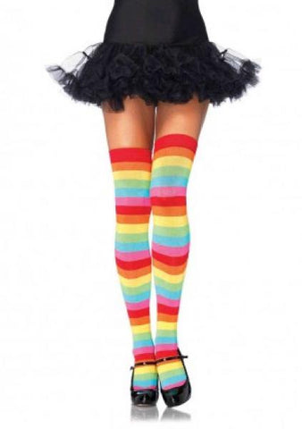 Thigh High Acrylic - Rainbow