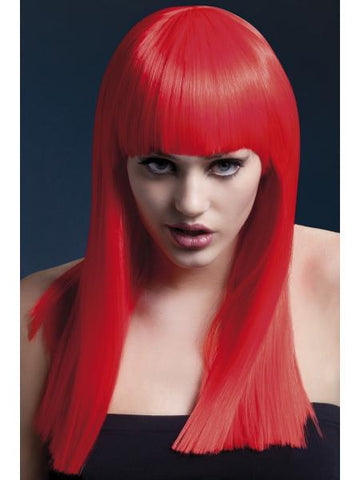 Alexia Wig Long - Neon Red