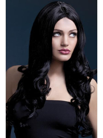 Rhianne Wig Long Curl - Black