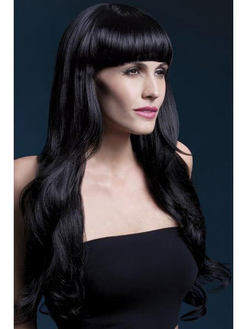 Yasmin Long Loose Curl Wig - Black