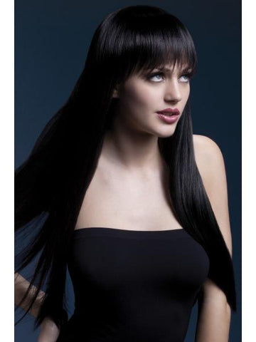 Jessica Long Straight Wig - Black