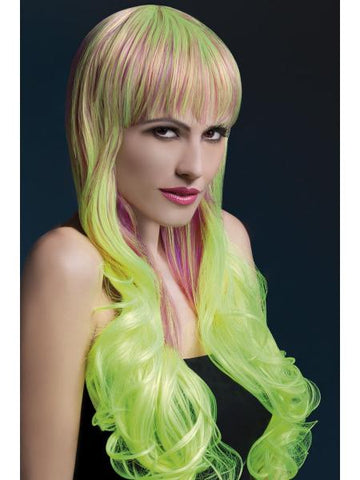 Emily Wig 2-Tone - Purple & Yellow