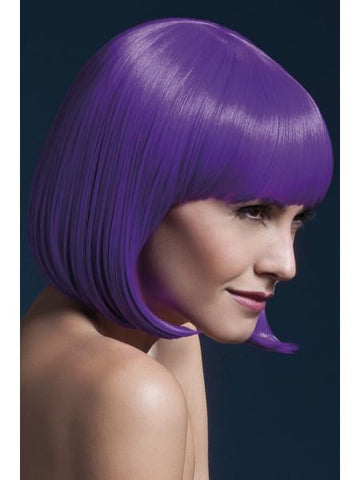 Elise Bob Wig - Purple