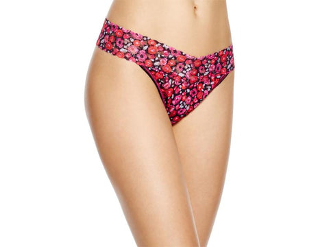 Original Low Rise Thong - Posies - One Size