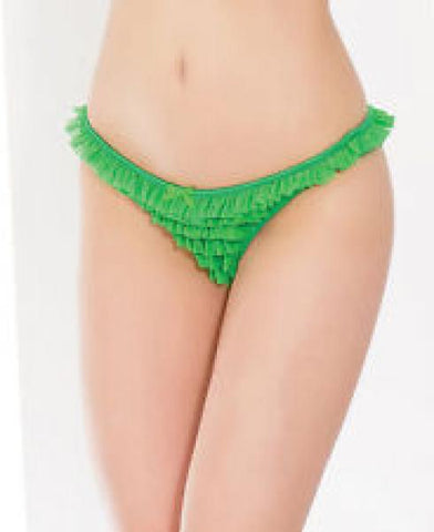 Ruffle Panty - Green - One Size