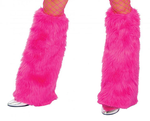 Fur Boot Covers - Hot Pink