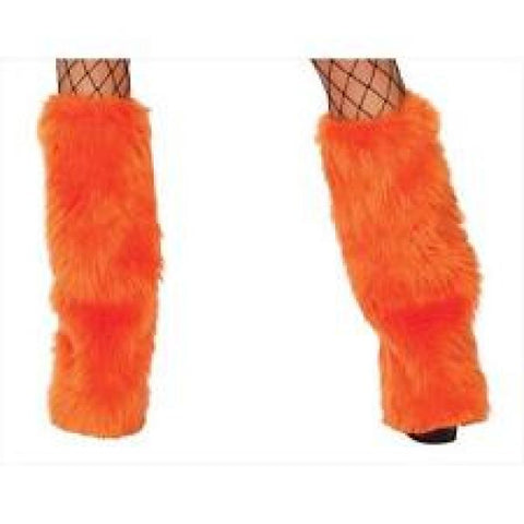 Fur Boot Covers - Orange