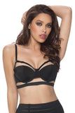 Black Bondage Bra - XLarge