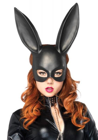 Bondage Bunny Mask - Black