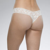 Bride Low Rise Thong - Ivory - One Size