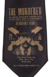 Black Wanted Murderer Neck Tie