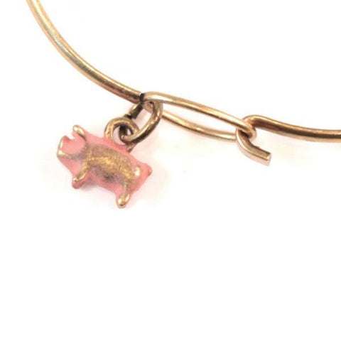 Pig Charm Necklace