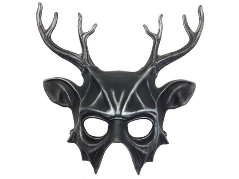 Deer Party Mask - Silver