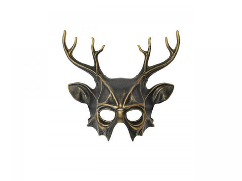 Deer Party Mask - Gold