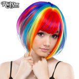 Rainbow Rock Bob Wig - Rainbow
