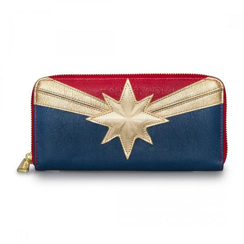 Captain Marvel Wallet-Zip Around