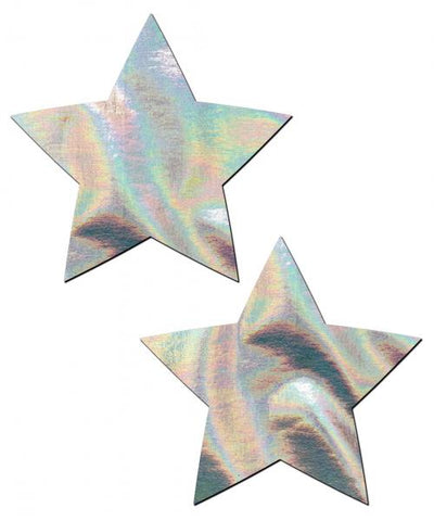 Pastease Hologram Star - Silver O/S